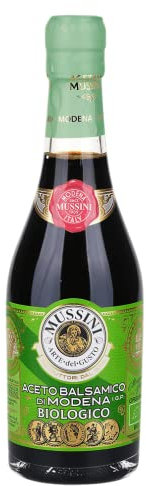 Acetaia Mussini Bio Aceto Balsamico Di Modena IGP - IL DENSO 12 Jahre - 5 Goldmedaillen 250m Biologisch Preisgekrönt aus der Modena Region Emilia-Romagna -