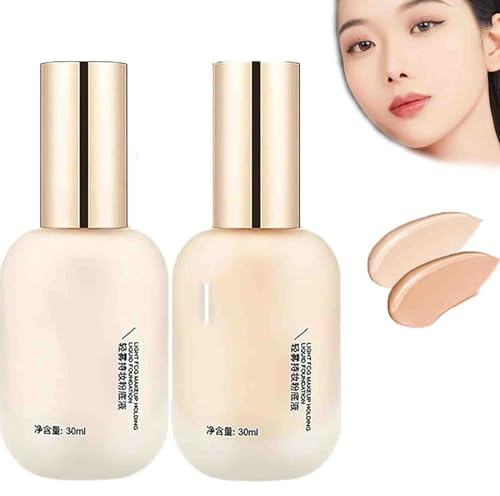 TANOOS Odoc Base Maquillaje, Fondotinta Liquido Leggera Matte, Idratante e a Lunga Durata per Tutte le Tonalit di Pelle e Tipi di Pelle, Ivory e Natural, 30ml
