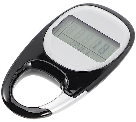 Sosoport 3stücke Multifunktionaler Schrittzähler Tragbarer Zähler Für Wanderungen Einfach Zu Bedienen Kompakt Großem Display Für Fitness Und Reisen
