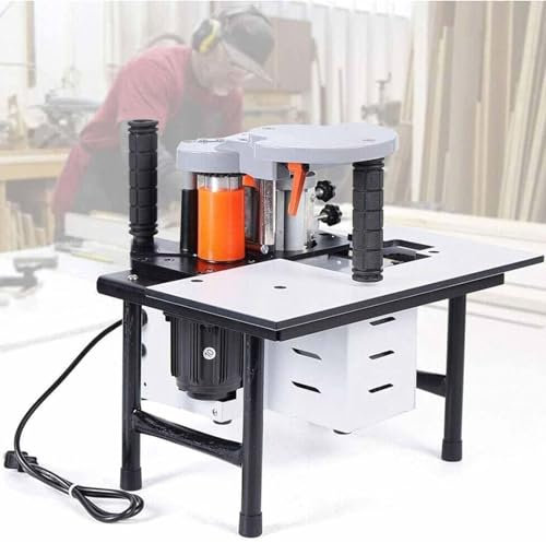 DPLWJPP Máquina De Bandas Borde Portátil PVC,Máquina Encoladora Cantos para Carpintería Encoladora Cantos con Pegamento Doble Cara,para Madera Contrachapada/PVC/Abs,220V