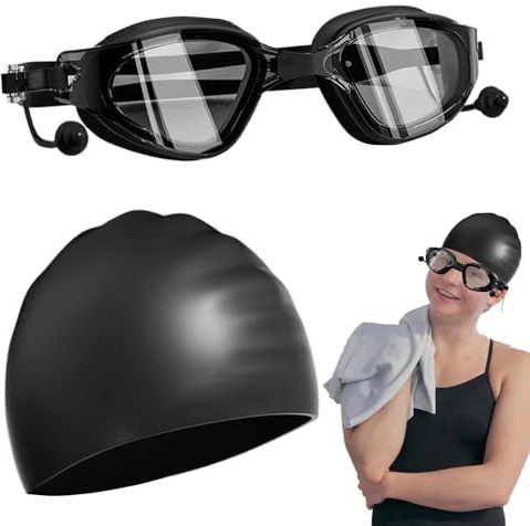 Bawiaueu Occhiali Da Nuoto | Anti-Appannamento Comfortevole | Occhiali Da Nuoto Per Adulti Unisex,Per Uomini Donne Ragazzi Giovani Adolescenti Marito Figlio Figlia Famiglia Amici