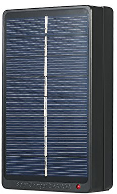 BAOFUYA Chargeur de Batterie à énergie Solaire, Chargeur de Piles Rechargeables Portables avec Indicateur LED pour Une Utilisation en Extérieur et Piles AA AAA