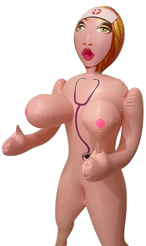 CUPIDO TOYS Scherzo Laurea Medicina - Bambola Infermiera Donna Divertente - Gadget Regalo per Scherzo Laurea Infermieristica. Anche per Scherzo Compleanno 40-50 Anni Uomo