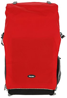 Rollei Traveler Fotorucksack Canyon XL - Professioneller Outdoor Fotorucksack, inkl. separatem Einsatz für die Kameraausrüstung, Stativhalterung und Laptopfach - Größe XL (50 L) - Sunset (Schwarz/Rot)