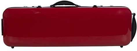 Geigenkoffer Fiberglass Safe Oblong 4/4 burgunderrot M-Case + Musiktasche