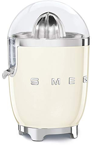 SMEG Presse-agrumes CJF01CREU, acier inoxydable, crème