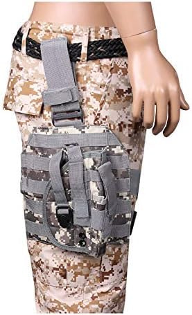 Gexgune Molle verstellbare Taktische Holster Puttee Oberschenkel Bein PB 075 Pistole Pistole Holster Beutel mit Magazin Tasche (5 Farben optional)