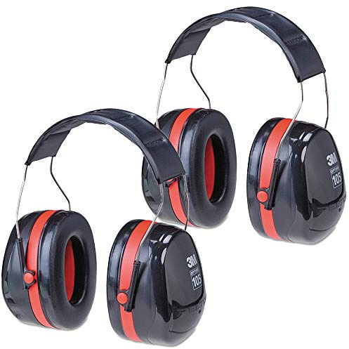 3M Peltor Optime 105 Over the Head Earmuff, NRR 30 dB (2 Pack)