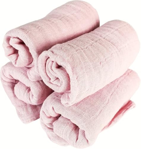 Pippi Mullwindeln 4er Pack Organic (Altrosa)