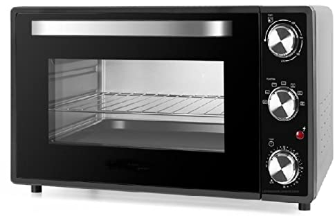Horno de Convección 38 litros. Potencia: 2.000 W. Selector de temperatura de 100-230°C.