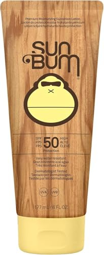Sun Bum Original Crème solaire SPF 50, crème solaire hydratante avec vitamine E, végétalien et respectueux des récifs, protection UVA/UVB à large spectre, 177 ml