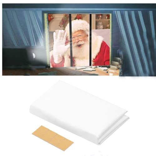 Projection Screen,Window Projection Screen Lechnical Semi-Translucent Curtain Rear Projection Screen with The Size of 4ft x 6ft