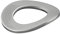 Dischi a molla a forma B, ondulati, secondo DIN 137, in acciaio inox A2/V2A, rondelle ondulate, rondelle, anello a molla, rondelle (M10, 10 pezzi)