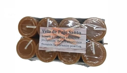Vela taco perfumada palo santo 8 und