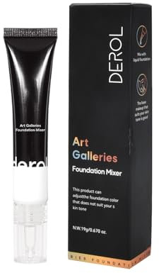 Liquid Foundation Mixing Pigment: Langanhaltende, schweißresistente Foundation Farbkorrektur, Perfekt anpassbar, Leicht und Seidig-Glatt, Weiß