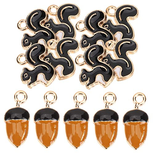 SEWOART 20stücke Legierteichhörnchen Anhänger Charms Für Ohrringe Halskette Armband Zubehör Zur Schmuckherstellung