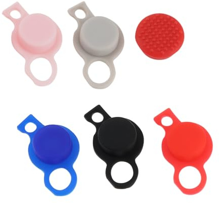 ECSiNG 6 Pcs C-Stick C Key Cap Replacement Stick Circle Pad Button Grip Cap Cover Compatible with Nintendo 3DS XL 2DS XL 5 Colors