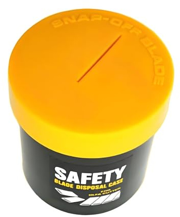 FashionCha Blade Disposal Container, Blade Bank for Hairdressing Tools, Hairdressing Salon,