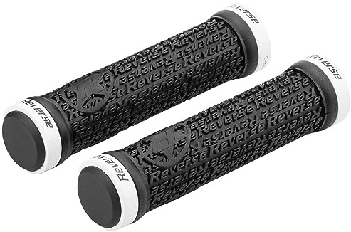 Reverse Grip Stamp Fahrrad Schraubgriffe schwarz/weiß