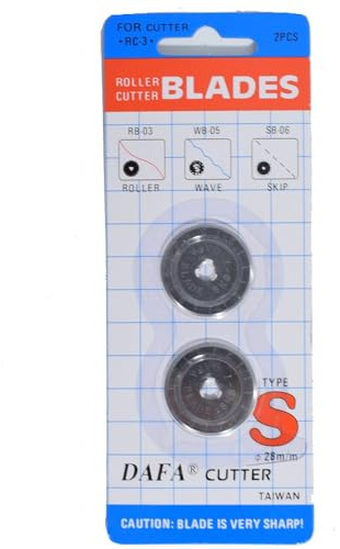 Simplicity 00SSN28BLADE Ersatzklinge für Rollschneider, Silber