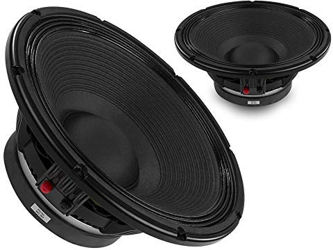 Pair of PD PD15C 15 PA Woofer Speakers, 1600W Max, 800W RMS, 8 Ohm Drivers, Aluminium Chassis, 4 Voice Coil, High-Power Ferrite Magnet, Pro Audio Subwoofer Set for PA Systems & Bass Cabinets
