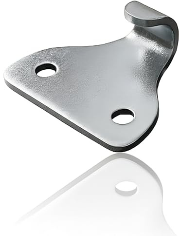 EnB 2-Loch Abspannhaken 33x27 mm – 10 Stück verzinkte Planenhaken Made in Germany – rostfrei & extrem zugfest – für Anhänger, Pritsche, Trailer & Boot – langlebig