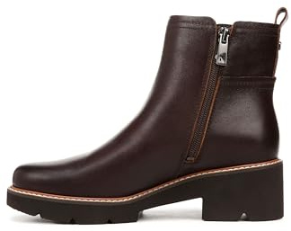 Naturalizer Womens Darry Bootie Water Repellent Ankle Boot Dark Brown Leather 11 W