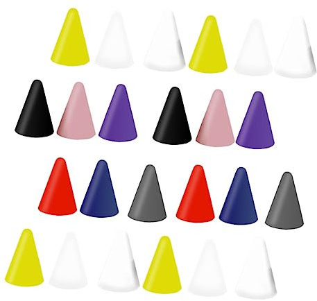 SOIMISS 45 piezas Unidades de Tapas de Silicona para Punta de Lápiz Táctil Protectores Compatibles con Apple Pencil y Cubiertas Resistentes Rayones para Lápiz Capacitivo Tablet Colores