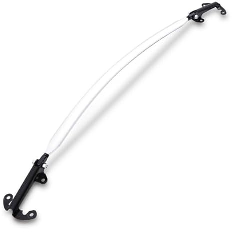 Gravity Performance Silver & Black Strut Bar Compatible With BMW Mini Cooper R55 / R56 / R57 07-13 Bolt On Aluminium Front Upper Strut Tower Brace Chassis Strengthening Bar