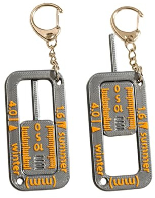 Misuratori per pneumatici Strumento di misurazione accurata della profondità dei pneumatici 10 mm Penna di misurazione per pneumatici Battistrada per auto Camion Misuratore di profondità usura