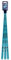 Eclipse Professional Tools 71-624R Paquete triple de hojas de sierra de arco de acero bimetálico, 1 de cada 18, 24, 32 dientes por pulgada