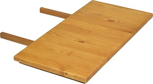B.R.A.S.I.L.-Möbel Ansteckplatte 50x80 Honig Rio Classico oder Rio Kanto - Pinie Massivholz Echtholz - Größe & Farbe wählbar - für Esstisch Tischverlängerung Holztisch Tisch Erweiterung ausziehbar