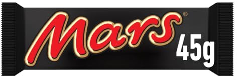 MARS - Barres Chocolat au Lait, Nougat & Caramel - 10 barres chocolatées individuelles de 45g