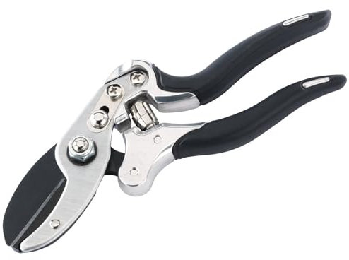 Draper Expert 200mm Anvil Secateurs Pruner | Garden Tools | Pruning Gardening Hand Tools | Heavy Duty Garden Cutting Tool | Carbon Steel Blades | 36756