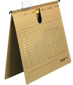 Falken Hängehefter UniReg Kraftkarton 230g/qm Schlauchheftung braun