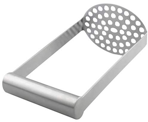 BESTonZON Kartoffelstampfer Edelstahl Gemüsestampfer Manuelle kartoffelpresse Kartoffelpürrier für Kartoffeln und Knollen-Gemüse