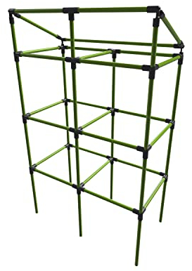 Bio Green Rankgerüst-Erweiterung für Pflanzkübel City Jungle und City Jungle Heidelberg | 57 cm Höhe | erweiterbar auf bis zu 3 Meter | B 62 x T 33 x H 57 cm