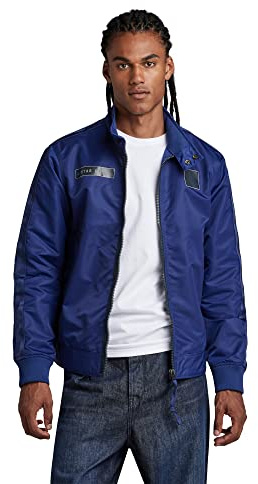 G-STAR RAW Herr Harrington jacka, blå (ballpen Blue C143-1822), XL, Blå (Ballpen Blue C143-1822), XL