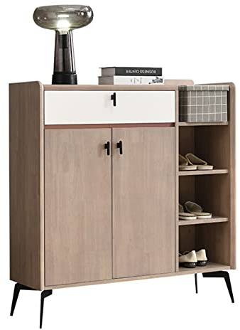 PEVSCO Schuhhalter Schuhschrank Hauseingang Eingang in die Tür eins an der Wand Kleiner Haushaltsschrank Schuhständer