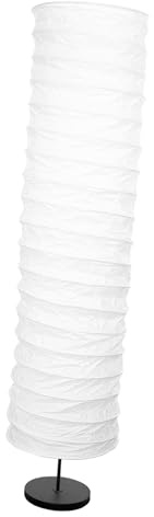 ibasenice Lampenschirm Aus Reispapier Für Stehlampe Schlichter Nordischer Stil Faltbar Lichthut Für Wohnzimmer Und Schlafzimmer Papierlampenabdeckung