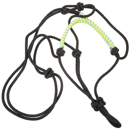 Toddmomy Gebisslose Zäume Für Trainingsgeräte Für Pferde Viehhandhabungsbedarf Reitpferdehalfter Halfter Für Sicherheitshalfter Für Reitpferde Zaumzeug Tragbar Nylon Geflochtenes Seil