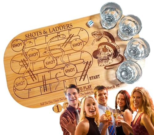 Wein Cup Schach, Wein Cup Spiel - Brettspielplatz für Wein mit Gläsern - Bar-Spielset mit fliegendem Schachtisch für Par Lieferungen