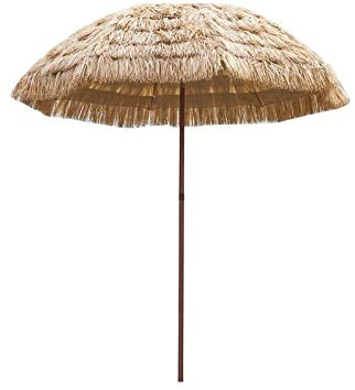 ISCBAFYX Sombrilla Grande para Exteriores, sombrilla Plegable, sombrilla de Playa, sombrilla de Paja, sombrilla escénica, sombrilla de jardín