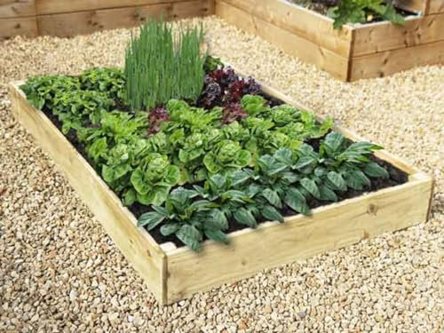 Quickcrop Allotment Raised Beds - 17.5cm High (180cm x 120cm)