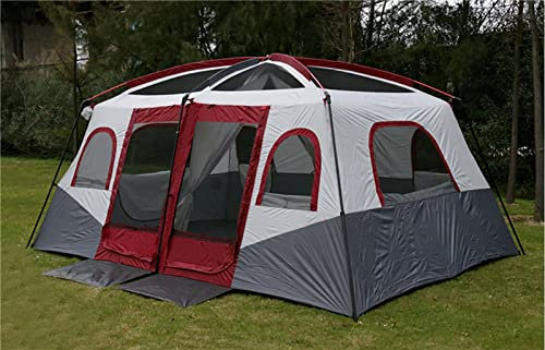 Großes Familien-Campingzelt mit wasserdichtem Wohnbereich Schlafzimmer und Platz für 6 10 Personen