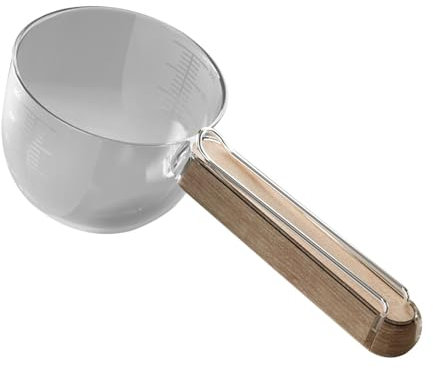 Cucharas de cocina con clip, cuchara medidora de café, clip de cuchara de té, cuchara de leche en polvo, cuchara medidora de avena, cuchara de harina de escala para medir café, leche en polvo y avena