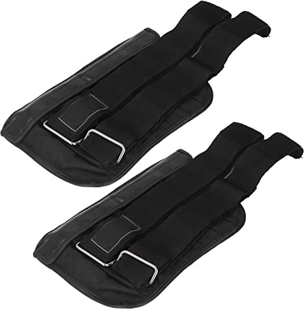 Vristvikter, 1 par 1-6 Kg Justerbar Tät Handledsvikt Sandväskor Vrist Vikvikter Ankelvikter Justerbart Tjockt Oxford -tyg + PU -läder för Män Kvinnor