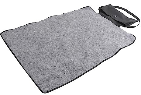 BUGUUYO Foldbare Multifunktionale Outdoor-hundedecke wasserdichte Warme Und Tragbare Decke Für Hunde Und Katzen Für Reisen Und Camping Leicht Und Waschbar Schwarz