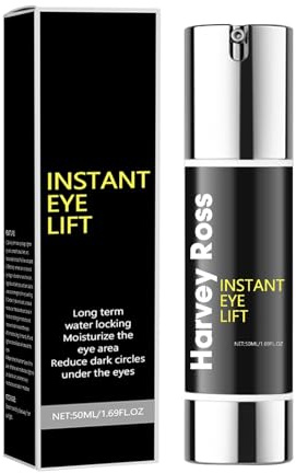 Augenstraffung zarte Haut aufhellendes Lifting Augen Öl Intimpflege, Feuchtigkeitsspendende Augenpflege, Augenserum Anti-Aging, Augencreme gegen Falten und Augenringe mit Hyaluronsäure und Niacinamid