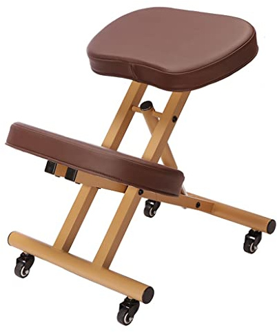 Ergonomischer Kniestuhl mit Rollen, verbessert die Körperhaltung für Büro und Zuhause